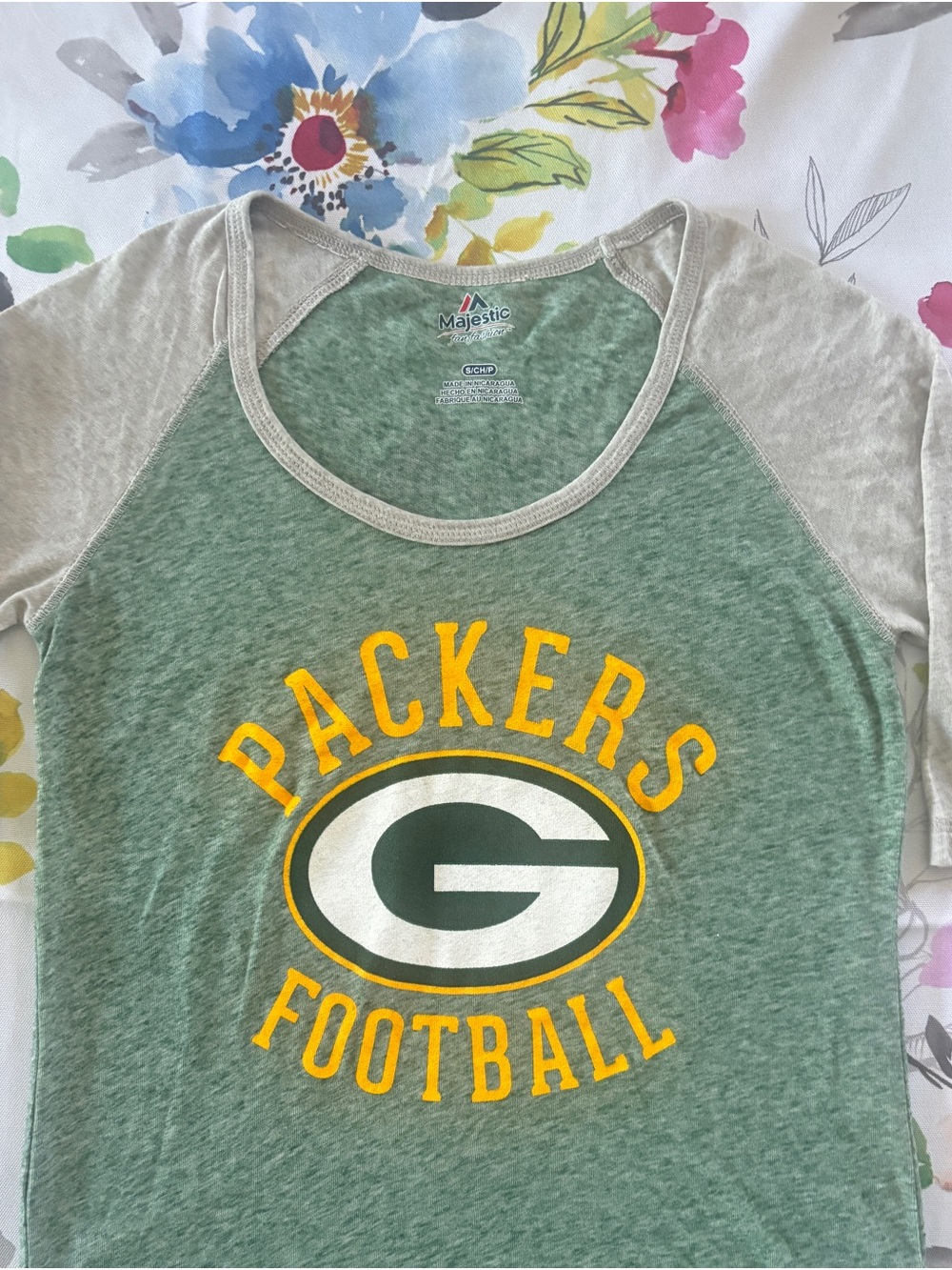 Majestic - Women’s Green Bay Packers Raglan T-Shirt